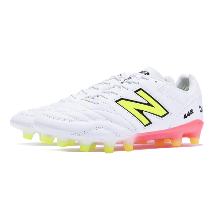 ニューバランス 442 V2 PRO HG NewBalance サッカースパイク シューズ 大人 ワイド WHITE (MS41HCB22E)