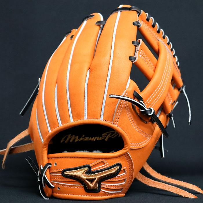 Mizuno Pro 硬式野球グローブ オレンジ　内野用 Mizuno Pro ミズノプロ 硬式 グローブ グラブ 内野手用 限定皮革 高校