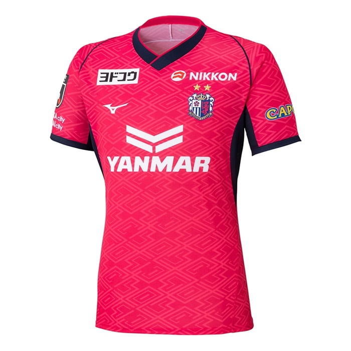 ミズノ セレッソ大阪 2025 ホーム レプリカユニフォーム mizuno サッカー レプリカ シャツ 半袖 クラブチーム Jリーグ (P2JACY5041)