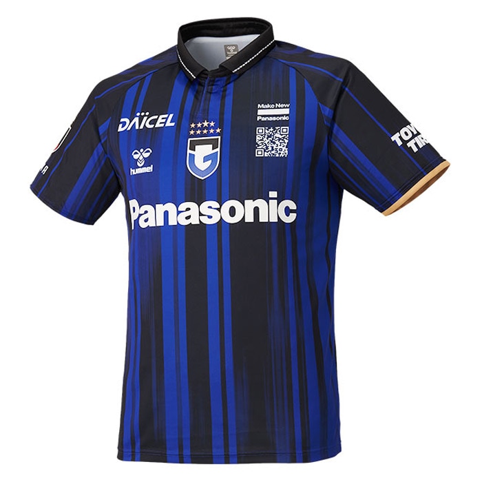 ヒュンメル ガンバ大阪 2025 ホーム レプリカユニフォーム hummel サッカー レプリカ シャツ 半袖 クラブチーム Jリーグ (HAG1060GOR-69)