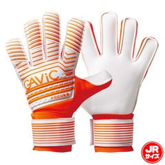 ガビック フォーカス5 GAViC サッカー キーパーグローブ キーパー手袋 ゴールキーパー GK ジュニア Jr キッズ 子供 WHT/Rich.ORG (GC3213-WHT-ROG)