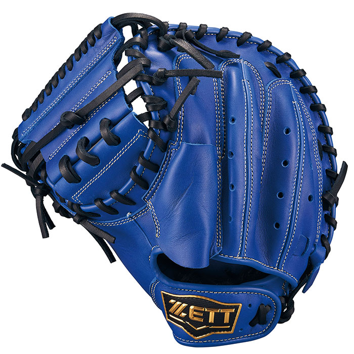 キャッチャー用グローブ 青　左 ゼット 【左投げ用】ZETT(ゼット) ジュニア用軟式キャッチャー