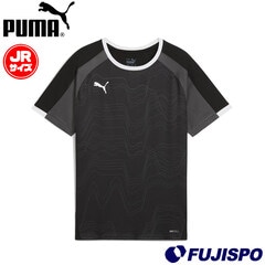 プーマ ジュニア INDIVIDUAL LIGA グラフィック 半袖 シャツ PUMA サッカーフットサル プラクティスシャツ プラシャツ Tシャツトップストレーニングウェア 吸水速乾 Jr キッズ 子供 (660185-03)