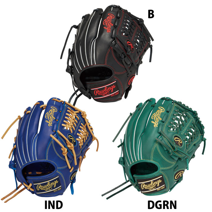 RawlingsFASTBACKモデル 野球グローブ 黒/オレンジ RG10TC