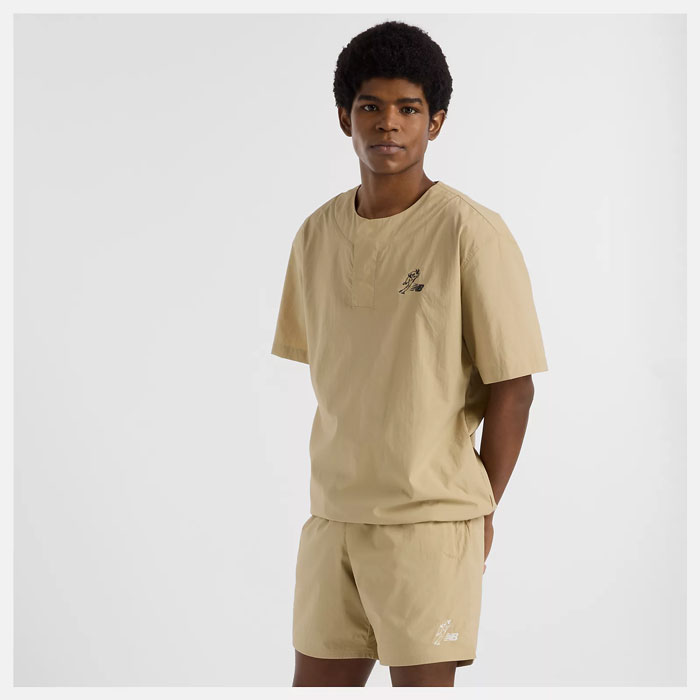 野球 ニューバランス ナイロン ショートスリーブトップ NewBalance