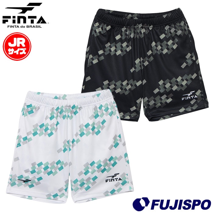 フィンタ JR GDZ プラクティスパンツ FINTA サッカーフットサル ハーフパンツ トレーニングウェア ドライ ジュニア キッズ 子供 (FT4451)