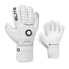 エリートスポーツ ELITE WARRIOR W ELITE SPORT サッカー キーパーグローブ キーパー手袋 ゴールキーパー GK トレーニング Jr キッズ 子供 ホワイト (ELG24805-WHT)