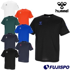 ヒュンメル ワンポイントTシャツ hummel プラクティスシャツ プラシャツ 半袖 トレーニングウェア 吸汗速乾 メンズ レディース サッカーフットサル (HAY2139)