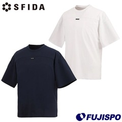 スフィーダ SOFT DRY パネルTシャツ SFIDA シャツ 半袖 トップス コットンライク 軽量 ストレッチ スポーツ カジュアル メンズ (SA-25107)