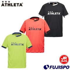 アスレタ ジュニア プラクティスシャツ ATHLETA サッカー フットサル プラシャツ 半袖 トレーニングウェア キッズ 子供 (02421J)