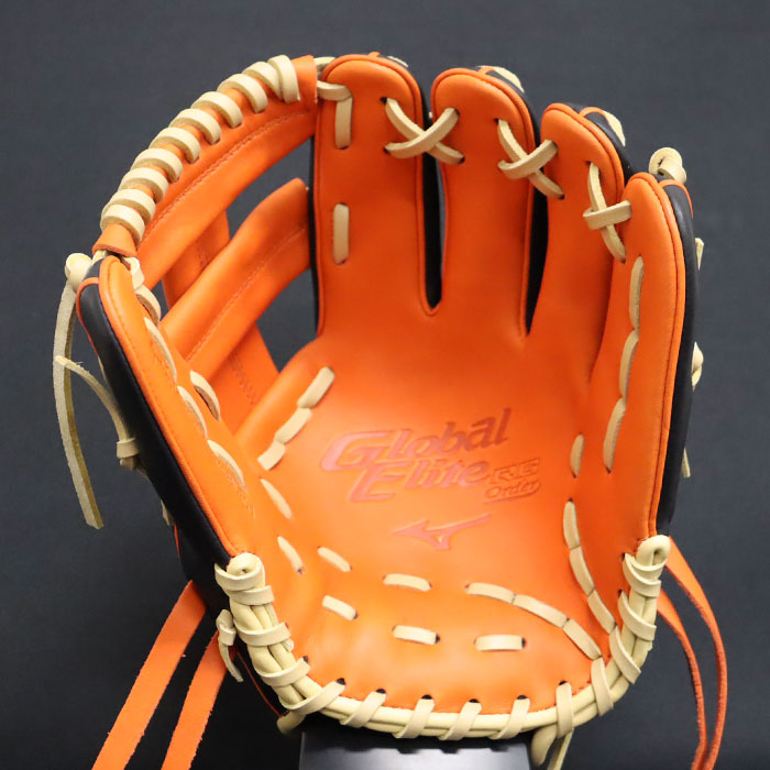 JUPITER プロフェッショナルモデル 野球グローブ オレンジ 野球 ミズノ ジュニア軟式グローブ グローバルエリート オーダーグラブ