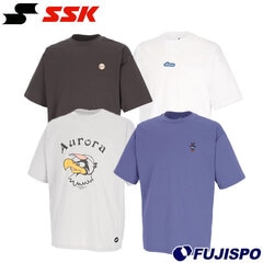 野球 エスエスケイ AURORA オーバーサイズTシャツ SSK ウェア シャツ 半袖 スポーツ (BTE25012)