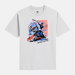 野球 ニューバランス Tシャツ  NewBalance ウェア シャツ 大谷翔平 ドジャース (MT51742-WT)