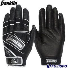 野球 フランクリン バッティンググローブ 両手 パワーストラップ クロム Franklin バッティンググラブ バッティング手袋 バッ手 打撃 打者 大学 一般 草野球 (20490)