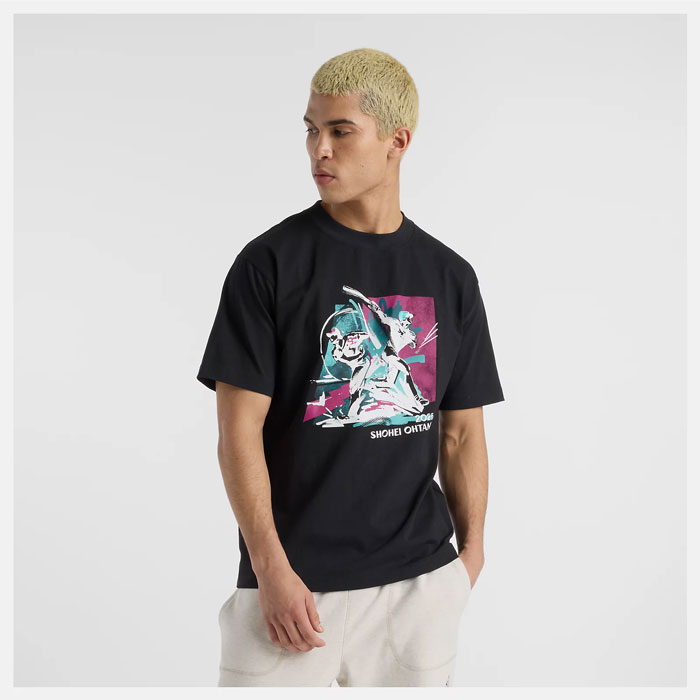 大谷翔平 ニューバランス New Balance 渋谷ツタヤ Tシャツ ブラック 大谷翔平 ニューバランス New Balance 渋谷ツタヤ Tシャツ