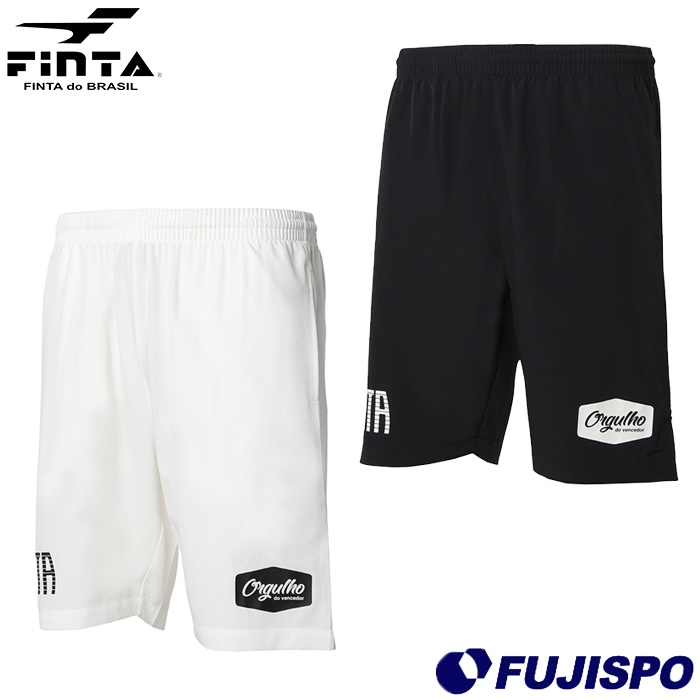 スポーツ サッカー・フットサル ウェア FINTA ハーフパンツ 黒 白 FINTA フィンタ メンズ サッカー/フットサル ハーフパンツ