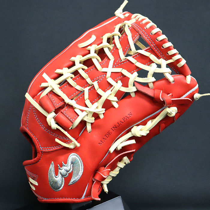 野球 ジームス 軟式グローブ 三方親シリーズ 湯もみ加工済み 外野 大型