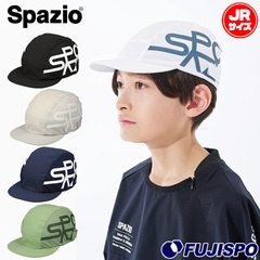 スパッツィオ Jr.ロゴキャップ Spazio 帽子 接触冷感 吸水速乾 UVカット 熱中症対策 日除け スポーツ カジュアル ジュニア キッズ 子供 (CP0054)