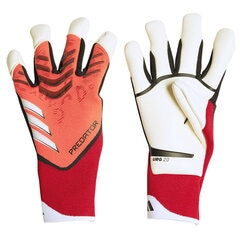 アディダス プレデター PRO ハイブリッドゴールキーパーグローブ adidas サッカー キーパーグローブ キーパー手袋 ゴールキーパー GK ストラップレス構造 ルシッドレッド/ピュアルビー/ブラック (KWA51-JH3814)