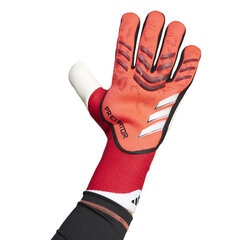 アディダス プレデター PRO ゴールキーパーグローブ adidas サッカー キーパーグローブ キーパー手袋 ゴールキーパー GK ストラップレス構造 ルシッドレッド/ブラック/ピュアルビー (JNW37-IW6276)