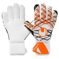 【特価】ウールシュポルト ソフト ハーフネガティブ コンプ uhlsport サッカー キーパーグローブ キーパー手袋 ゴールキーパー GK ホワイト×ブラック×フローオレンジ (1011368-01)