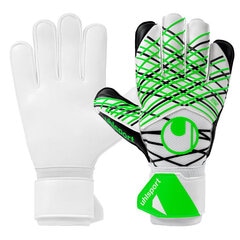 【特価】ウールシュポルト ソフト アドバンスド uhlsport サッカー キーパーグローブ キーパー手袋 ゴールキーパー GK ホワイト×ブラック×フローグリーン (1011369-01)