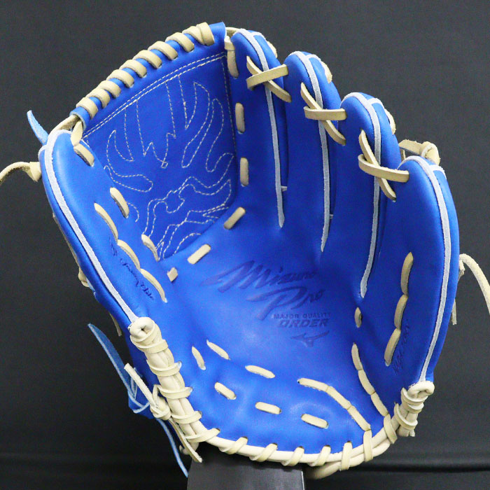 Mizuno 青色 硬式グローブ 野球 ミズノ 硬式グローブ ミズノプロ オーダーグラブ 前田健太型