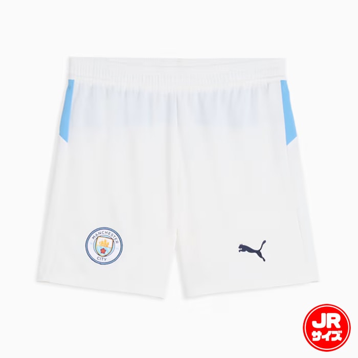 プーマ キッズ マンチェスターシティ FC 25-26 レプリカ ショーツ PUMA サッカー MCFC HOME レプリカパンツ ショートパンツ クラブチーム ジュニア 子供 (780376-22)