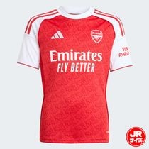 アディダス キッズ アーセナル 25/26 ホームジャージー adidas サッカー レプリカ ユニフォーム シャツ 半袖 クラブチーム ジュニア 子供 (KSJ52-JI9533)