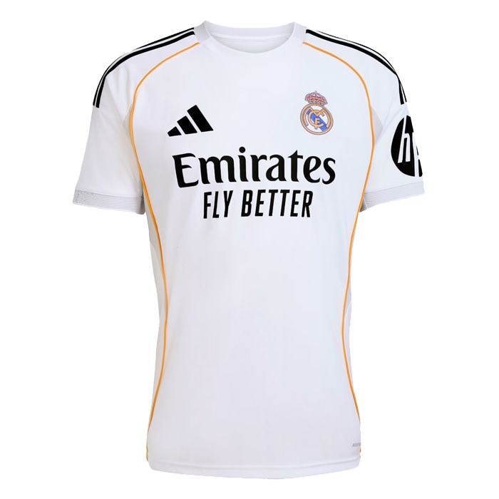 アディダス レアル・マドリード 25/26 ホーム ユニフォーム adidas サッカー レプリカ シャツ 半袖 クラブチーム 大人 メンズ (KRN60-JJ1931)