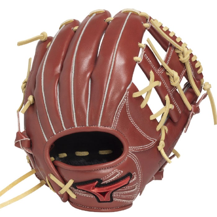 まるしんスポーツ　まるしんグローブ　ワインレッドレザー 硬式野球グローブ ミズノ ソフトボール グローブ WILL DRIVE RED IBE限定スペック 内野