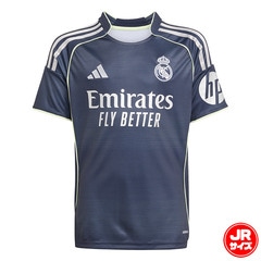 アディダス キッズ レアル・マドリード 25/26 アウェイ ジャージー adidas サッカー レプリカ ユニフォーム 半袖 シャツ クラブチーム ジュニア 子供 (KPE23-JP3947)