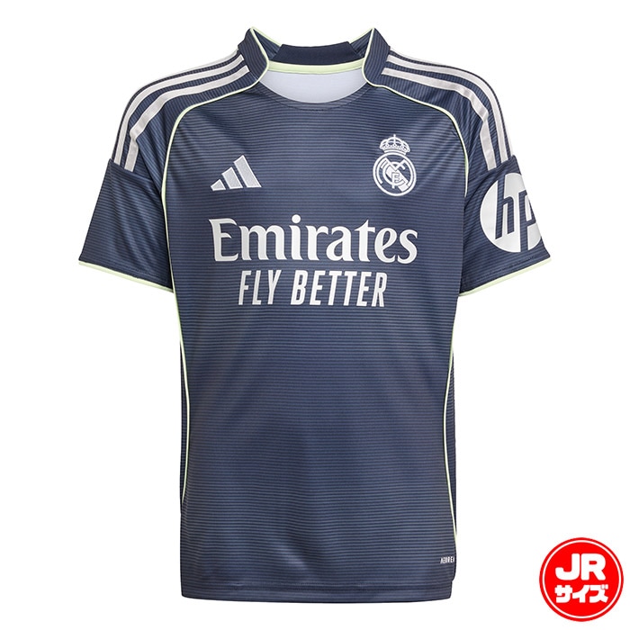 アディダス キッズ レアル・マドリード 25/26 アウェイ ジャージー adidas サッカー レプリカ ユニフォーム 半袖 シャツ クラブチーム ジュニア 子供 (KPE23-JP3947)