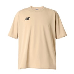 【特価】ニューバランス Black Out メッシュニットショートスリーブTシャツ NewBalance サッカー フットサル プラクティスシャツ プラシャツ 半袖 トレーニングウェア 吸汗速乾 大人 メンズ (AMT55207-SNW)
