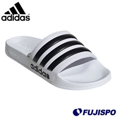 アディダス アディレッタ シャワーサンダル adidas シューズ サンダル スポーツサンダル スリッポン スポーティー フットウェアホワイト×コアブラック×フットウェアホワイト (GZ5921)