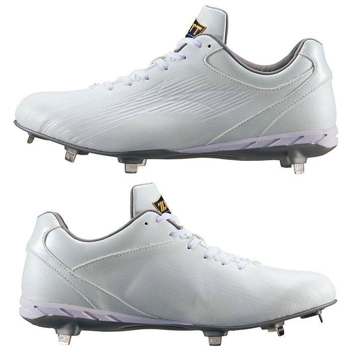 野球 ゼット ネオステイタスWH ZETT 野球スパイク 金具スパイク 白スパ