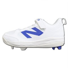 野球 ニューバランス ジュニアスパイク NewBalance 野球スパイク スタッドスパイク トレーニング 試合 草野球 子供  White/Blue (JA3000D7W)