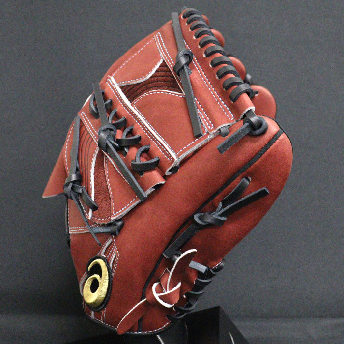 軟式　投手用　オーダーグラブ 野球 アシックス 軟式グローブ ゴールドステージ オーダーグラブ