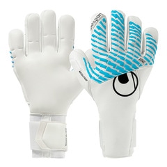 ウールシュポルト サイバーテック アブソルートグリップ ハーフネガティブ uhlsport サッカー キーパーグローブ キーパー手袋 ゴールキーパー GK ホワイト×サイバーブルー×ブラック (1011379-01)