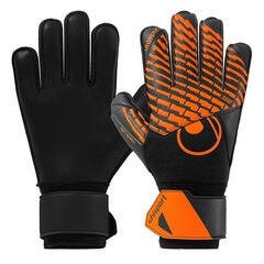 ウールシュポルト ソフトレジスト uhlsport サッカー キーパーグローブ キーパー手袋 ゴールキーパー GK ブラック×フローオレンジ (1011390-01)