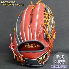 野球 ゼット 軟式グローブ プロステイタス オーダーグラブ 267型 ZETT 外野 グラブ グローブ 右投げ (ZP251019N4036C137210)