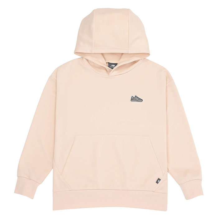【特価】ニューバランス シューパッチライトスウェットフーディー NewBalance ジュニア 子供 パーカー トップス ウェア (ABT55562-BIS)