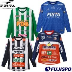 【特価】フィンタ レコルダーレ 長袖 グラフィックプラシャツ FINTA サッカー フットサル プラクティスシャツ トレーニングウェア 吸汗速乾 大人 メンズ (FT4500)