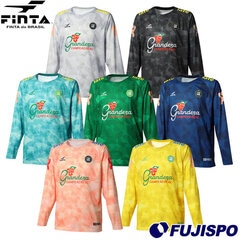【特価】フィンタ GDZ 長袖 グラフィックプラシャツ FINTA サッカー フットサル プラクティスシャツ トレーニングウェア 吸汗速乾 大人 メンズ (FT4505)