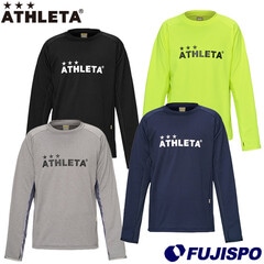 アスレタ グリッド起毛TRシャツ ATHLETA サッカー フットサル プラクティスシャツ プラシャツ トレーニングウェア 長袖 防寒 保温 大人 (04174)