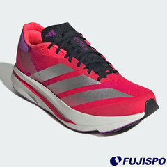 野球 アディダス ランニングシューズ adidas ランシュー スポーツ トレーニング 部活 ユニセックス メンズ レディース Lucid Red/Silver Metallic/Purple Burst (JQ0353)