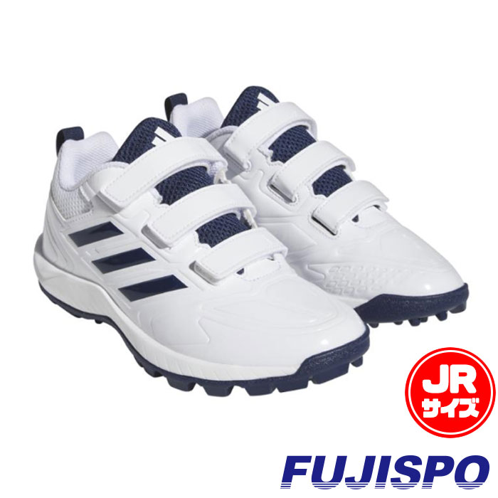 アディダス ジュニア ジャパントレーナー AC K adidas シューズ トレーニングシューズ トレシュー 野球シューズ 3本ベルト マジックテープ Jr キッズ 子供  チームネイビーブルー×フットウェアホワイト×フットウェアホワイト (GW1959)