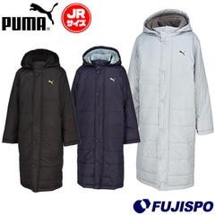 【特価】プーマ ACTIVE SPORTS ジュニア ベンチコート PUMA アウター ロングコート フード 裏ボア 防寒 保温 スポーツ カジュアル キッズ 子供 (689982)