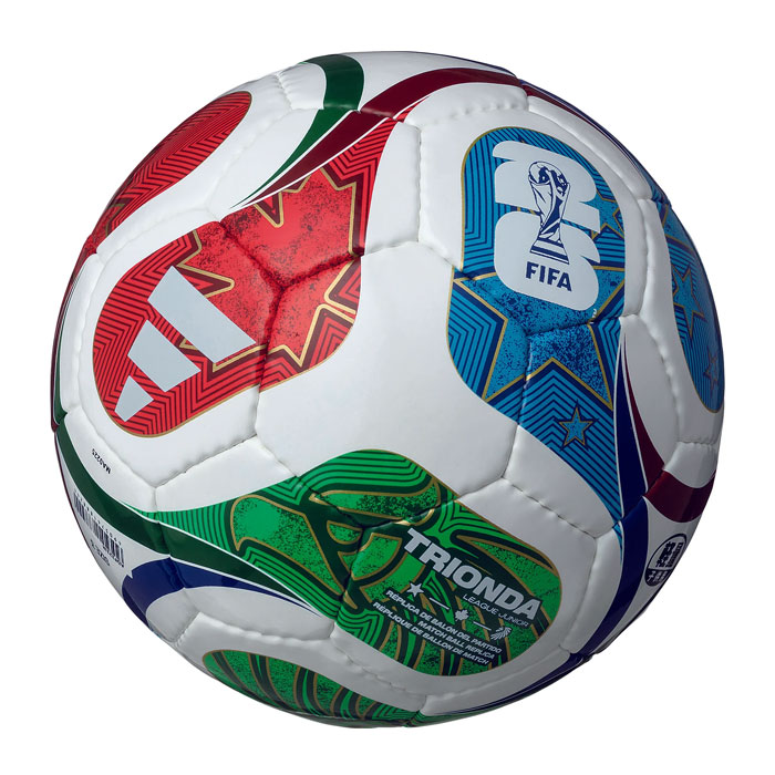 アディダス ワールドカップ2026 リーグ ジュニア（軽量3号球） adidas サッカーボール FIFAワールドカップ 2026 TRIONDA キッズ ジュニア こども ホワイト (ADF323JR)