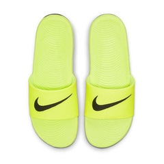 【特価】ナイキ カワ キッズ スライド GS/PS NIKE シューズ サンダル シャワーサンダル スポーツサンダル ジュニア 子供 ボルト/ブラック (819352-700)